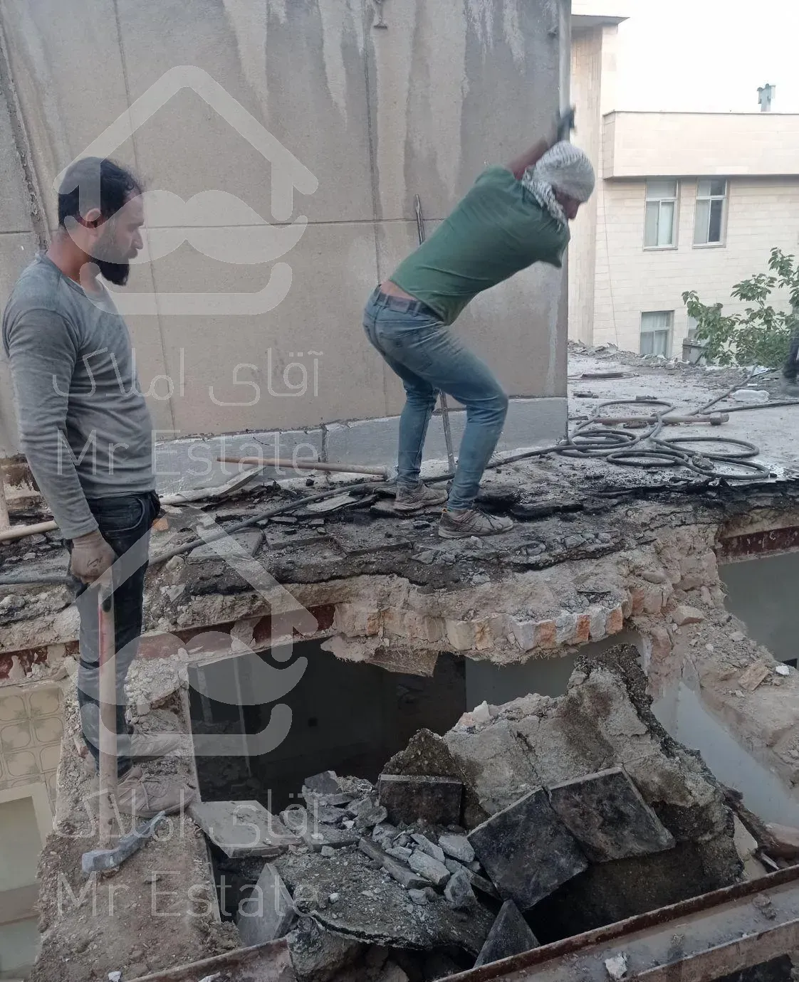 تخریب جزیی و کلی حمل نخاله خاور نیسان