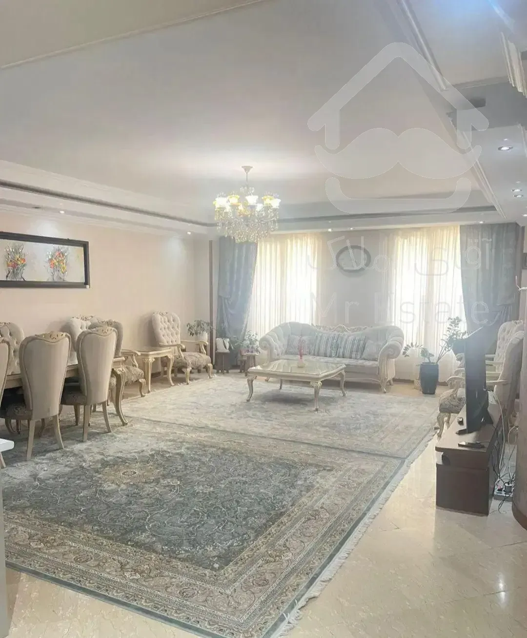 116متر*تک واحدی* سالن پرده خور سلطنتی