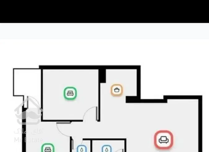 ۸۵ متر / ازگل / برج باغ/ خوش نقشه/ ویو دلنشین