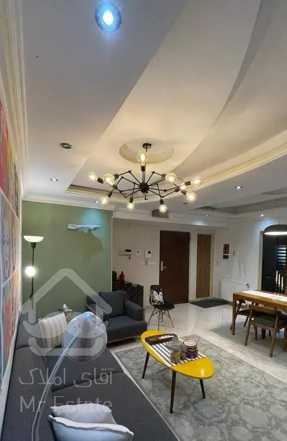 ۷۰ متر آپارتمان/فول باسازی/سالن غرق نور/دو خوابه