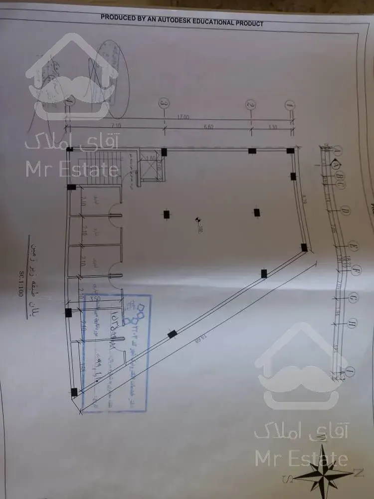 ۳۷۶ متر زمین با جواز ساخت در دهکده المپیک