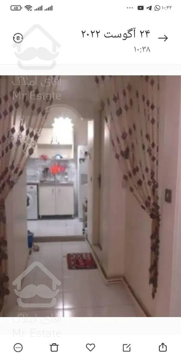 آپارتمان ۶۸متری یک خواب صادقیه