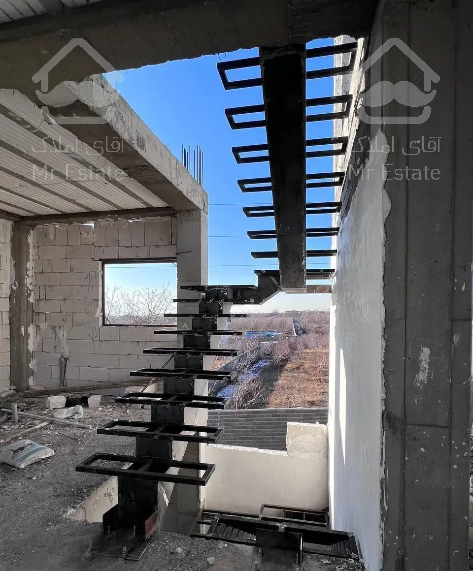 پله گرد نرده فرفوژه