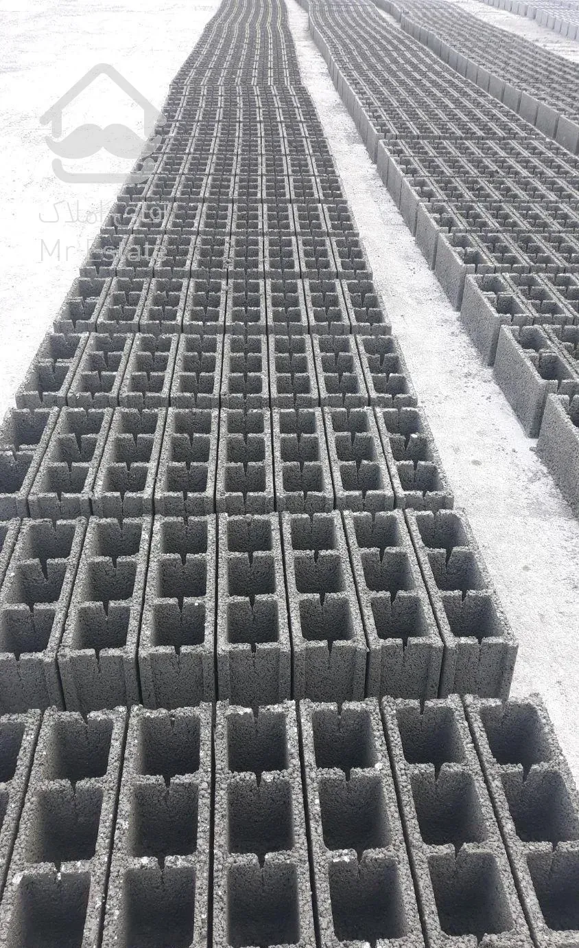 بلوک سیمانی وسقفی سبک پوکه ای  استاندارد