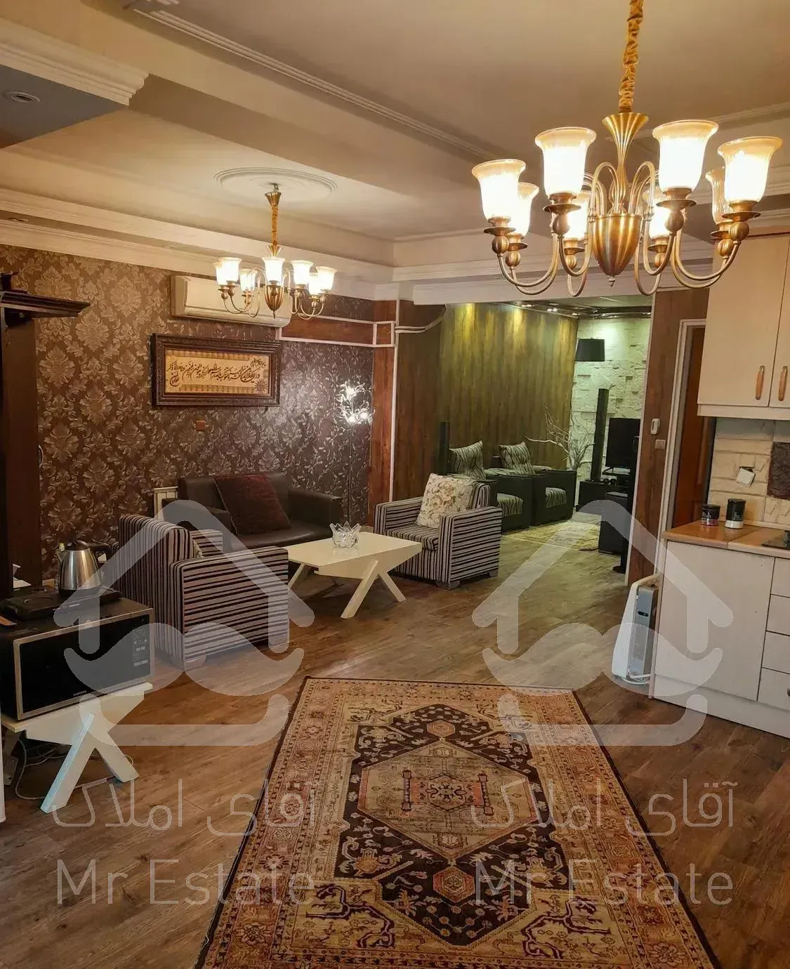 ۷۰متر مبله موقعیت اداری براتوبان حکیم