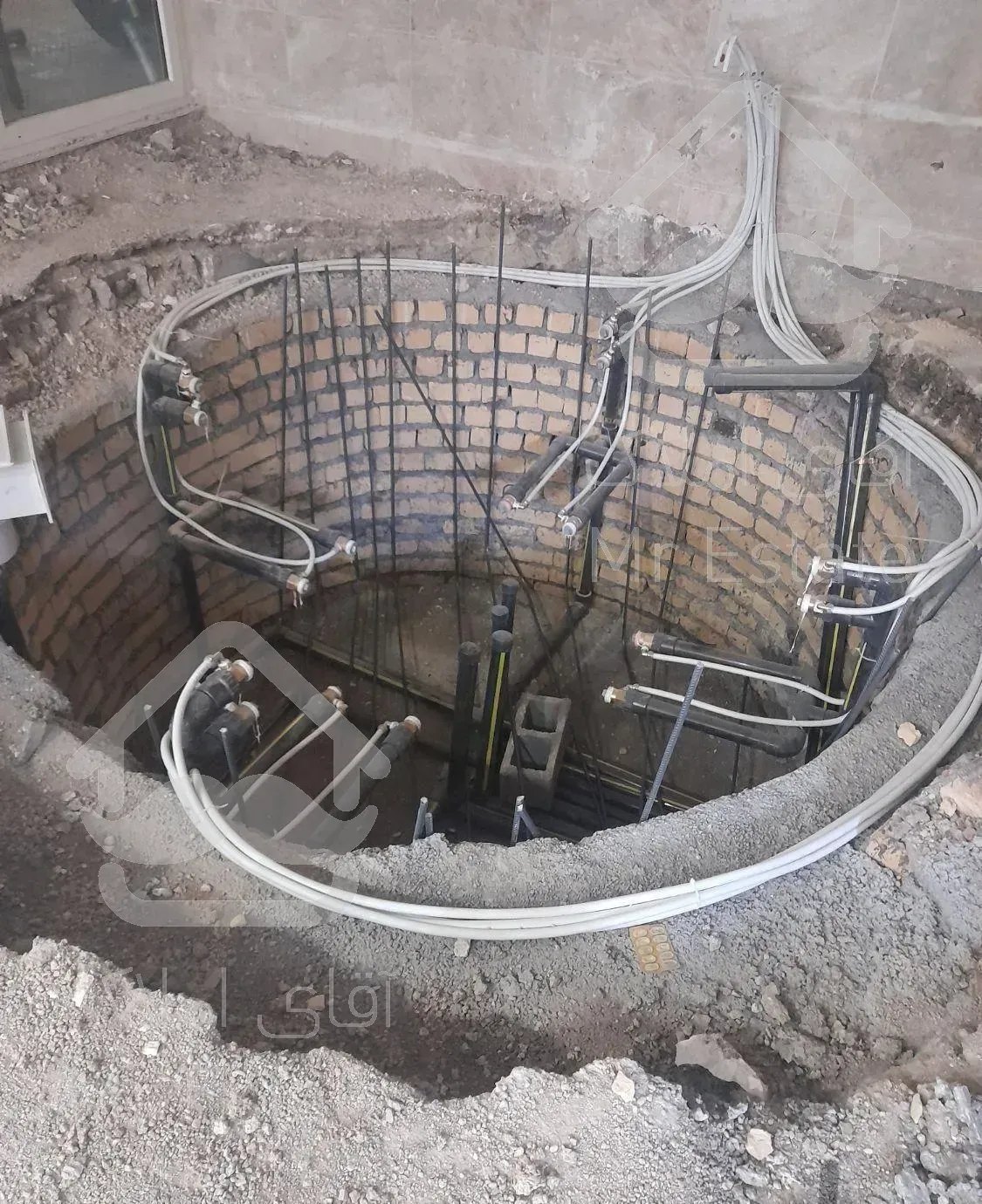 اجرای اسکلت بتونی استخر جکوزی