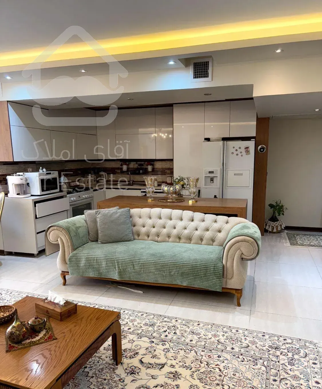 آپارتمان دو خواب همکف بهترین مجتمع بر بلوار بهشت