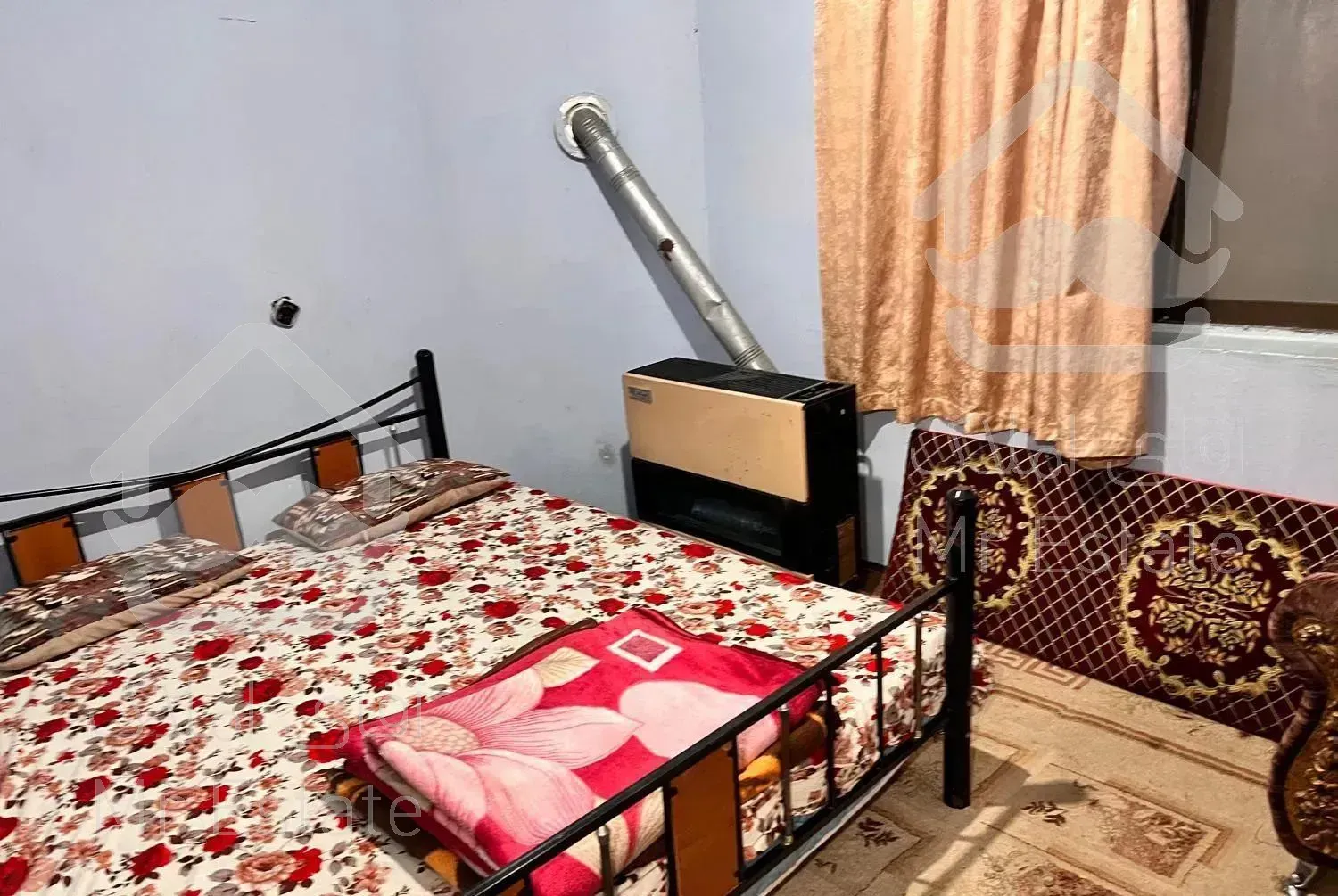 اجاره سوییت دوخوابه کولردار. نور.   کد ۱