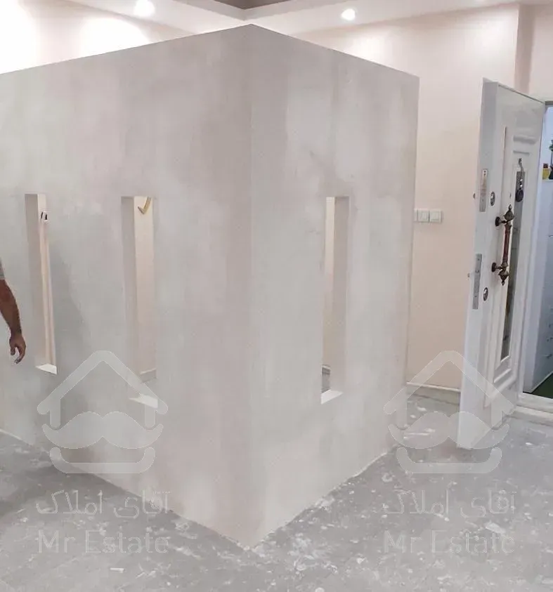 دیوار گچی  پیش ساخته و گچکاری