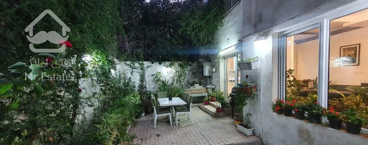 ۸۰ دو خواب طبقه همکف با حیاط اختصاصی