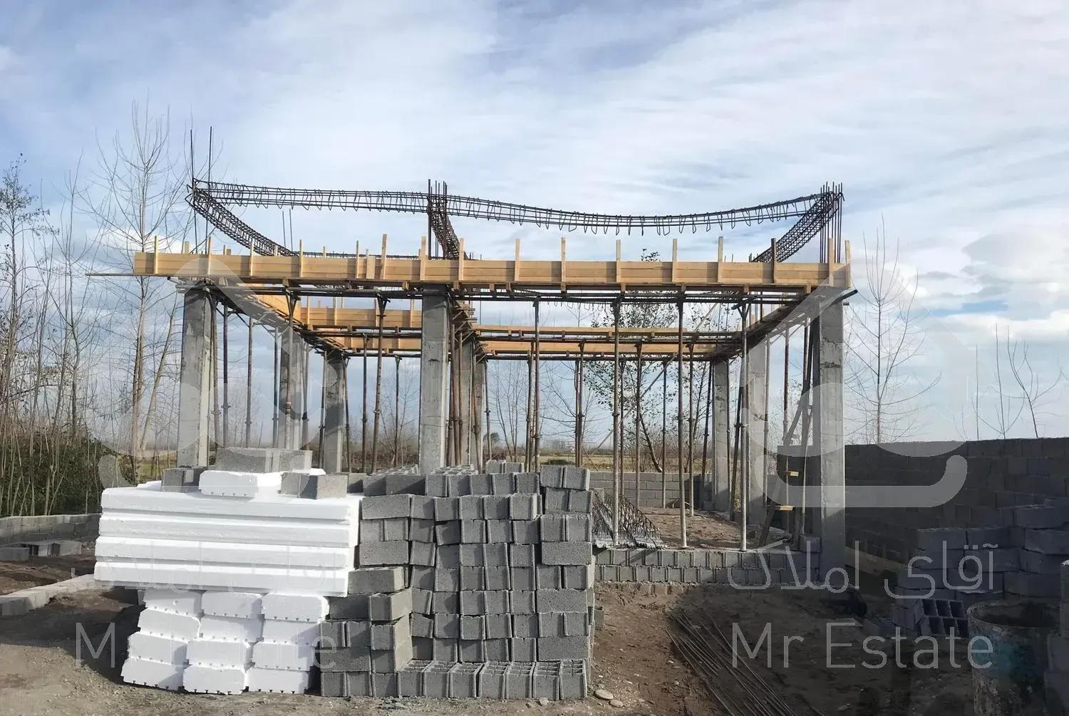 آرماتوربندی قالب بندی بتن ریزی ا