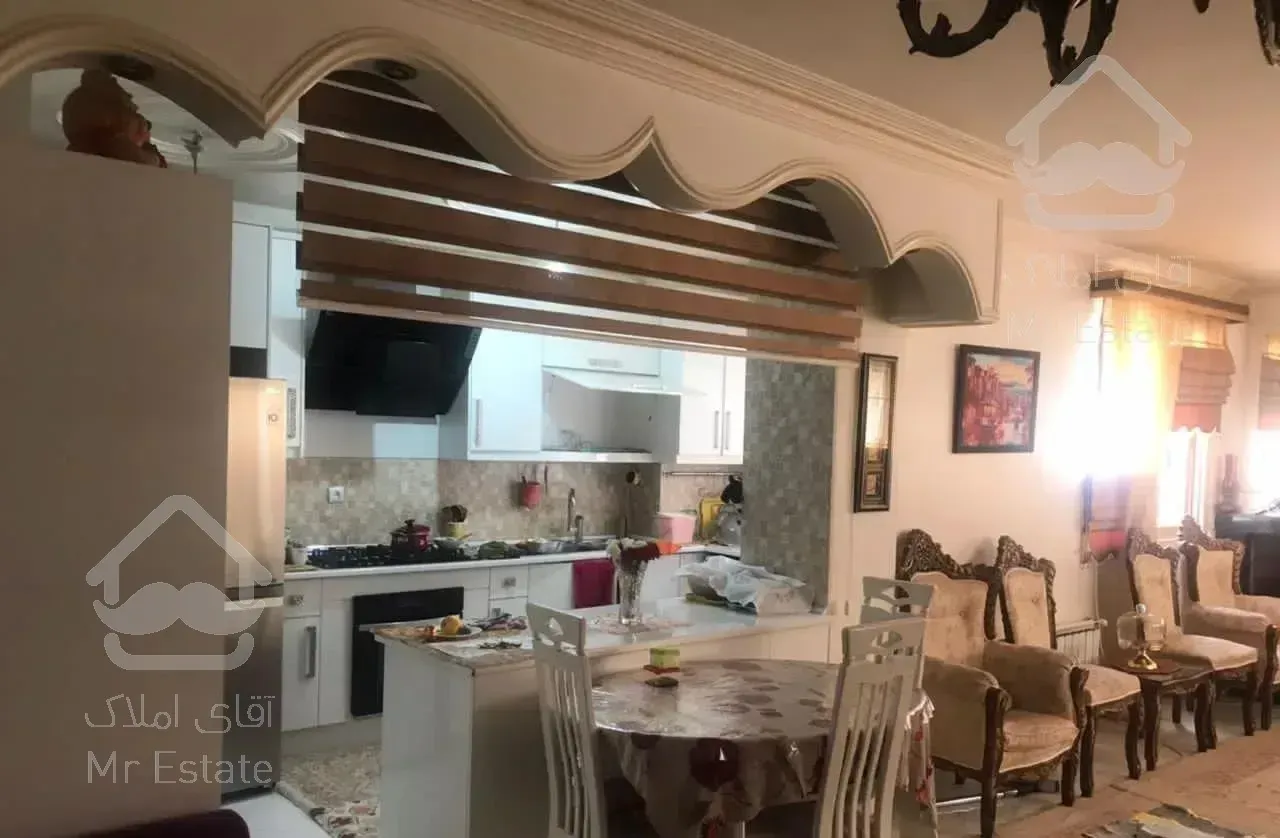 ۱۲۵ متر ۲ خوابه  غرق نور