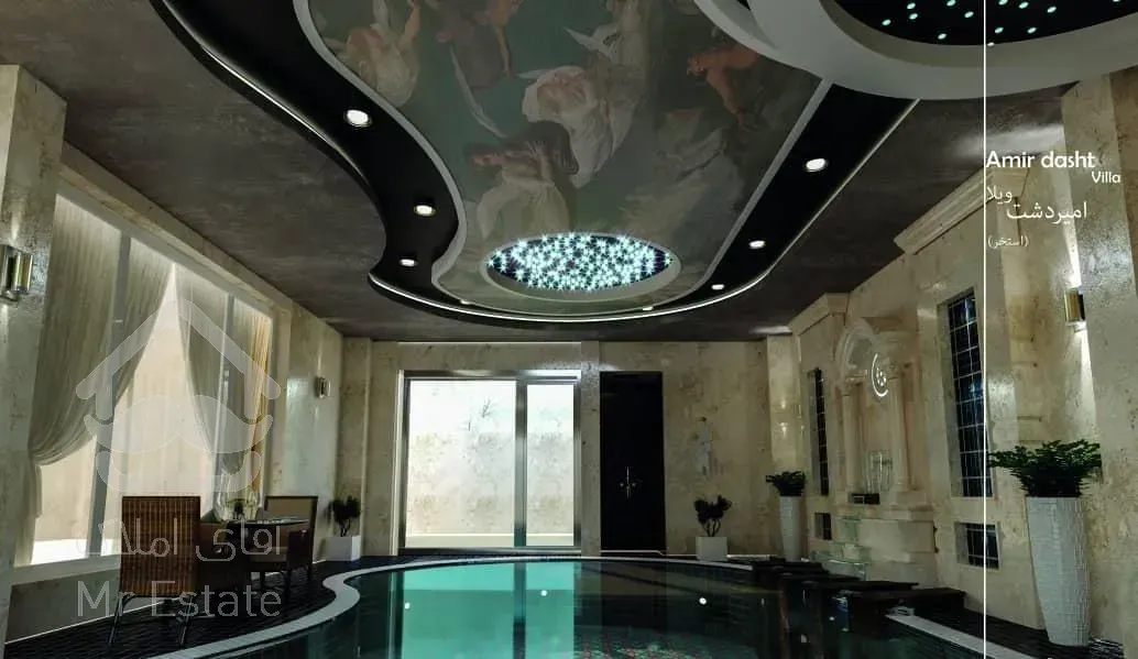 ویلا ۱۰۰۰ متر نوساز کلاسیک استخردار شهرک امیردشت