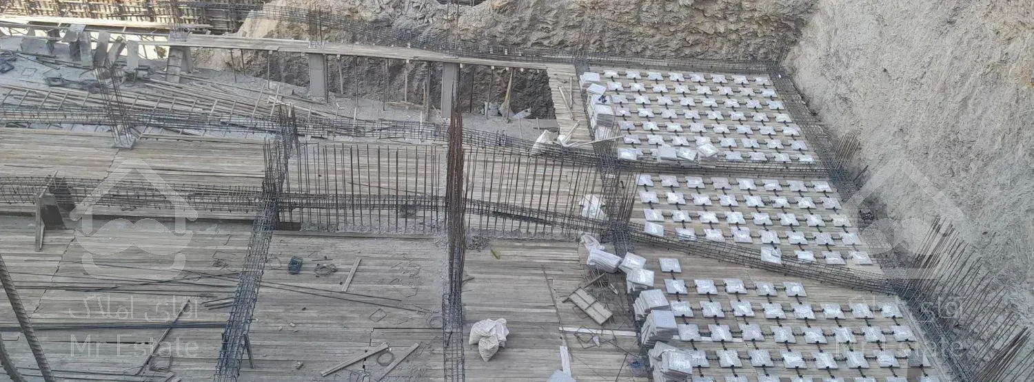 قالب بندی وارموتور بندی .فونداسیون ستون وسقف