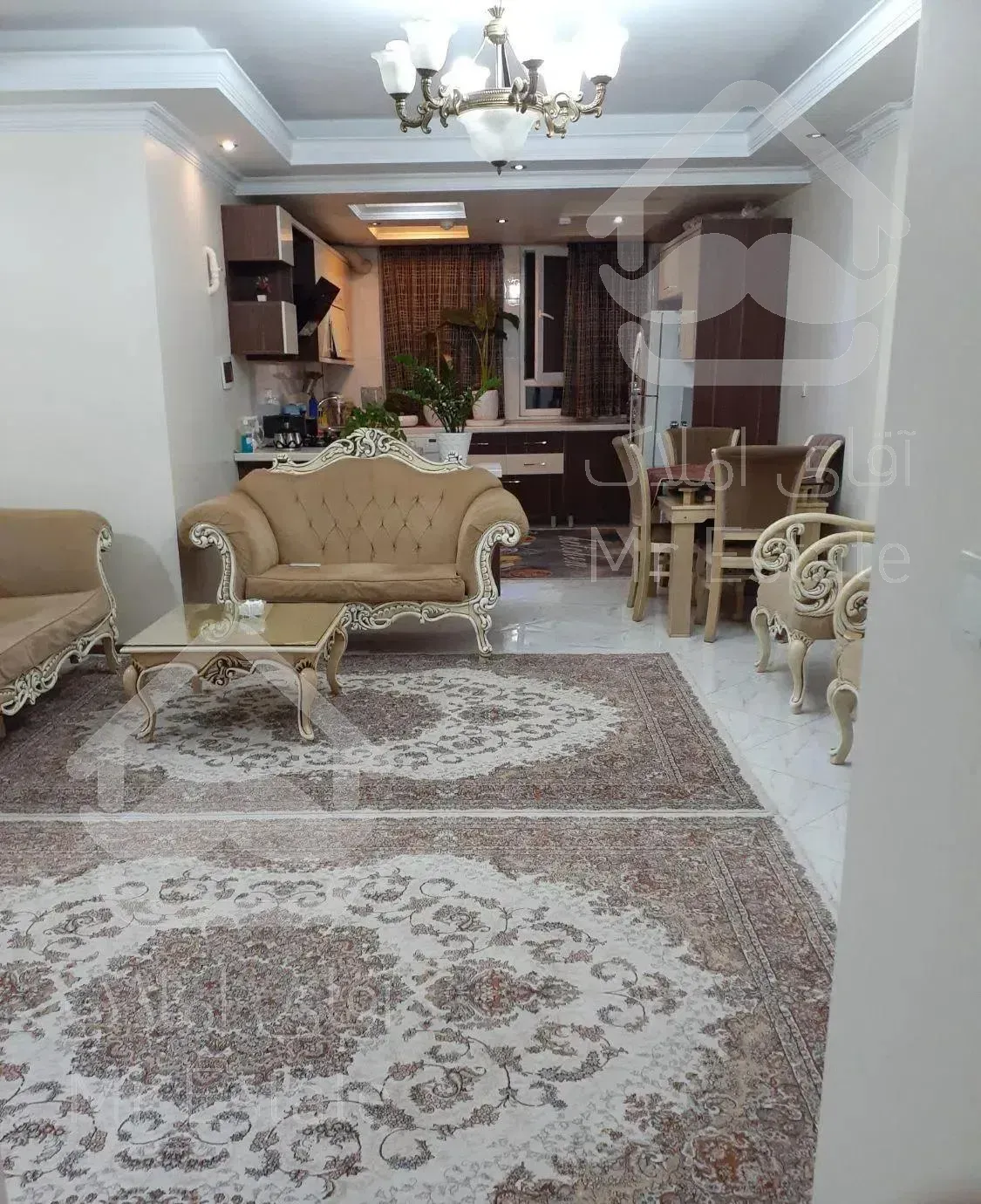 اپارتمان ۷۵متری ۲خوابه فول امکانات رو به افتاب