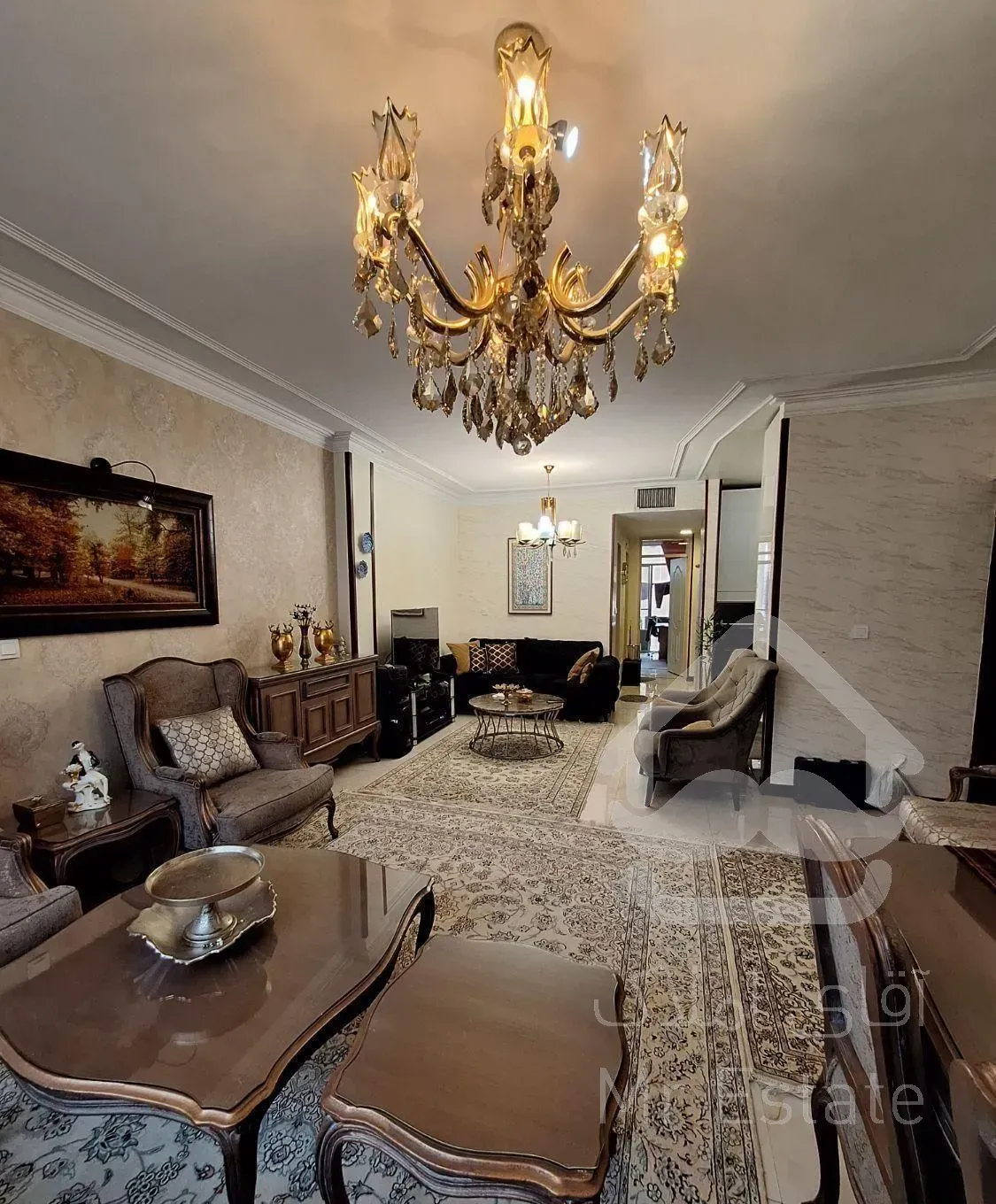 آپارتمان ۱۰۰ متری ۲ خوابه همکف بهبودی فول