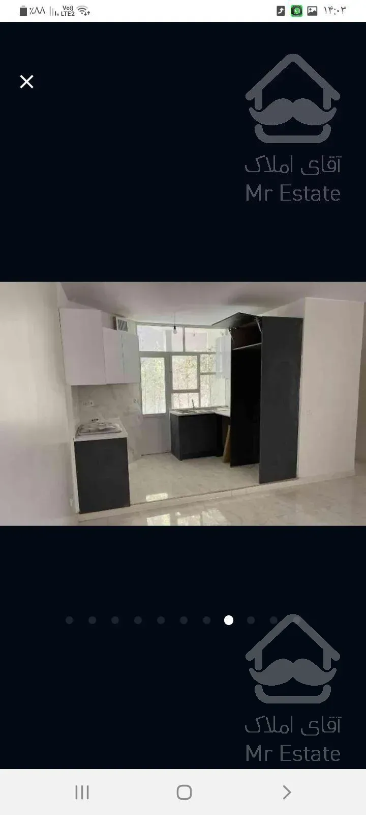 آپارتمان ۵۶ متری تکخواب طبقه اول