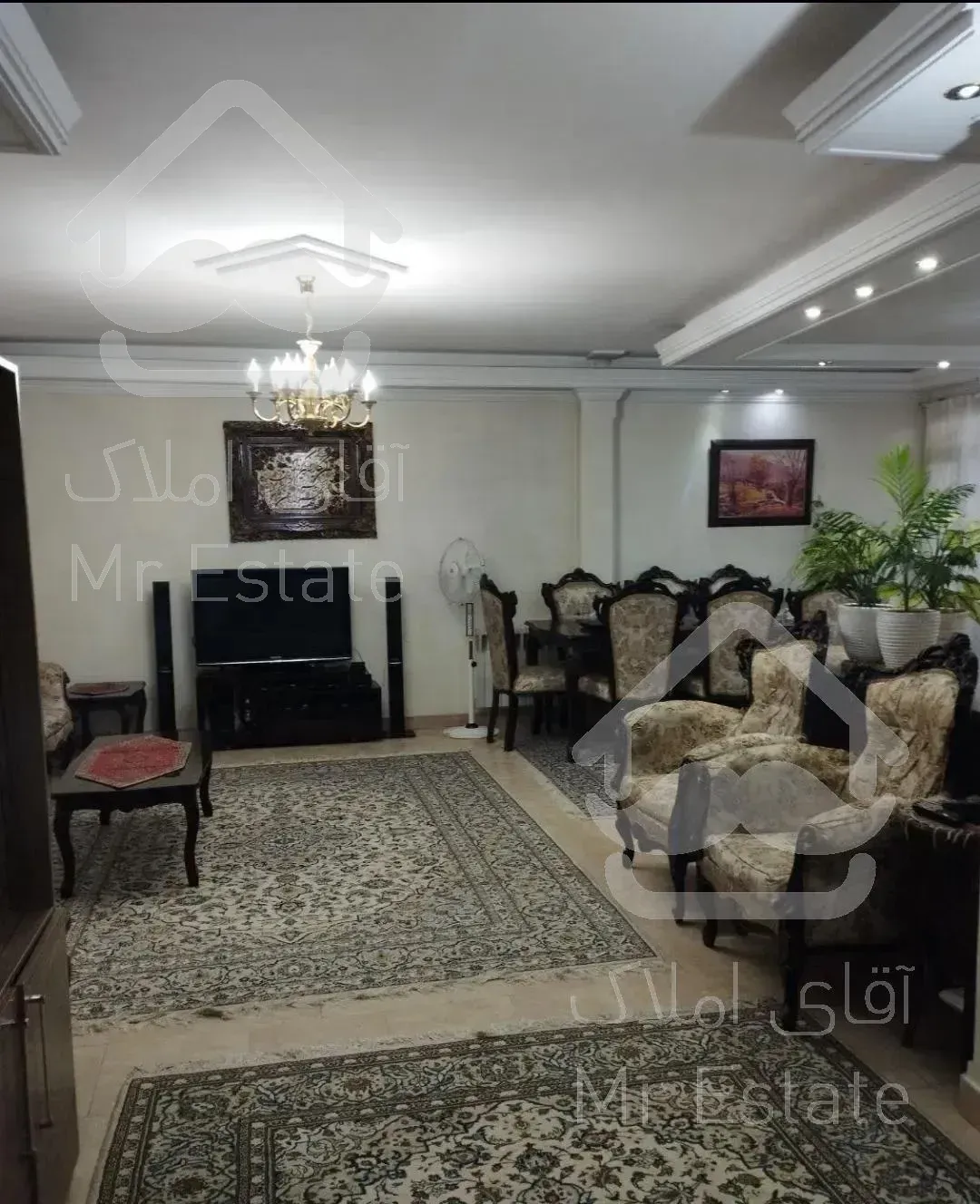 ۸۰متر/فول نوسازی شده/سالن پرده خور قدی