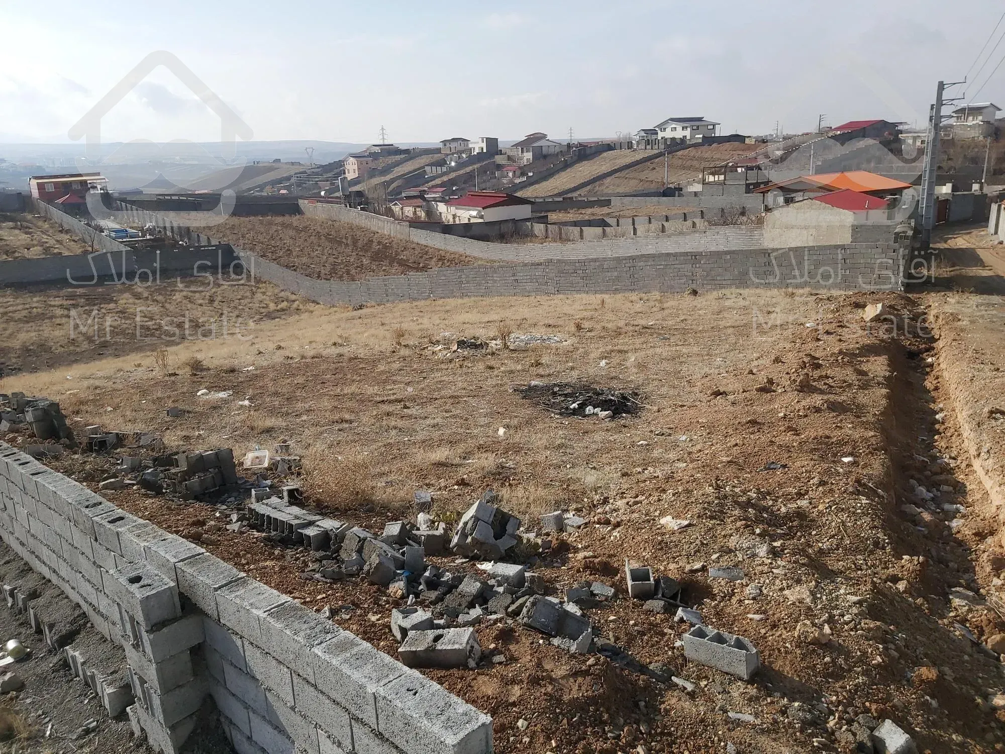 ۲۰۵۷ متر مناسب ساخت زیبا ترین ویلا