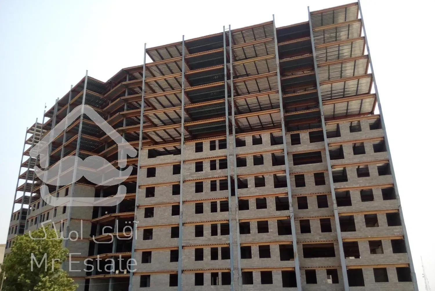 سقف عرشه فولادی/اجرای گلمیخ/اجرای سقف عرشه فولادی