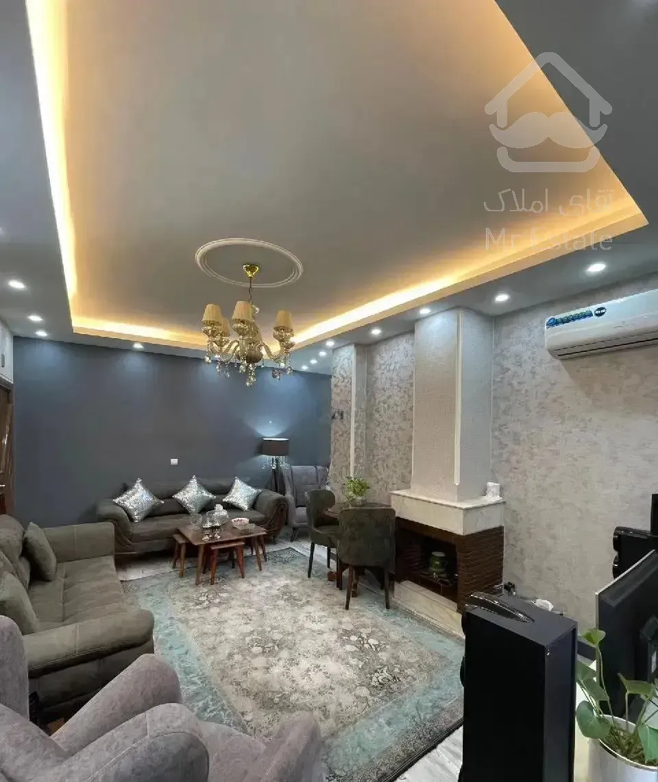 58 متری/سالن پرده خور خوش نقشه/آکواریوم نور