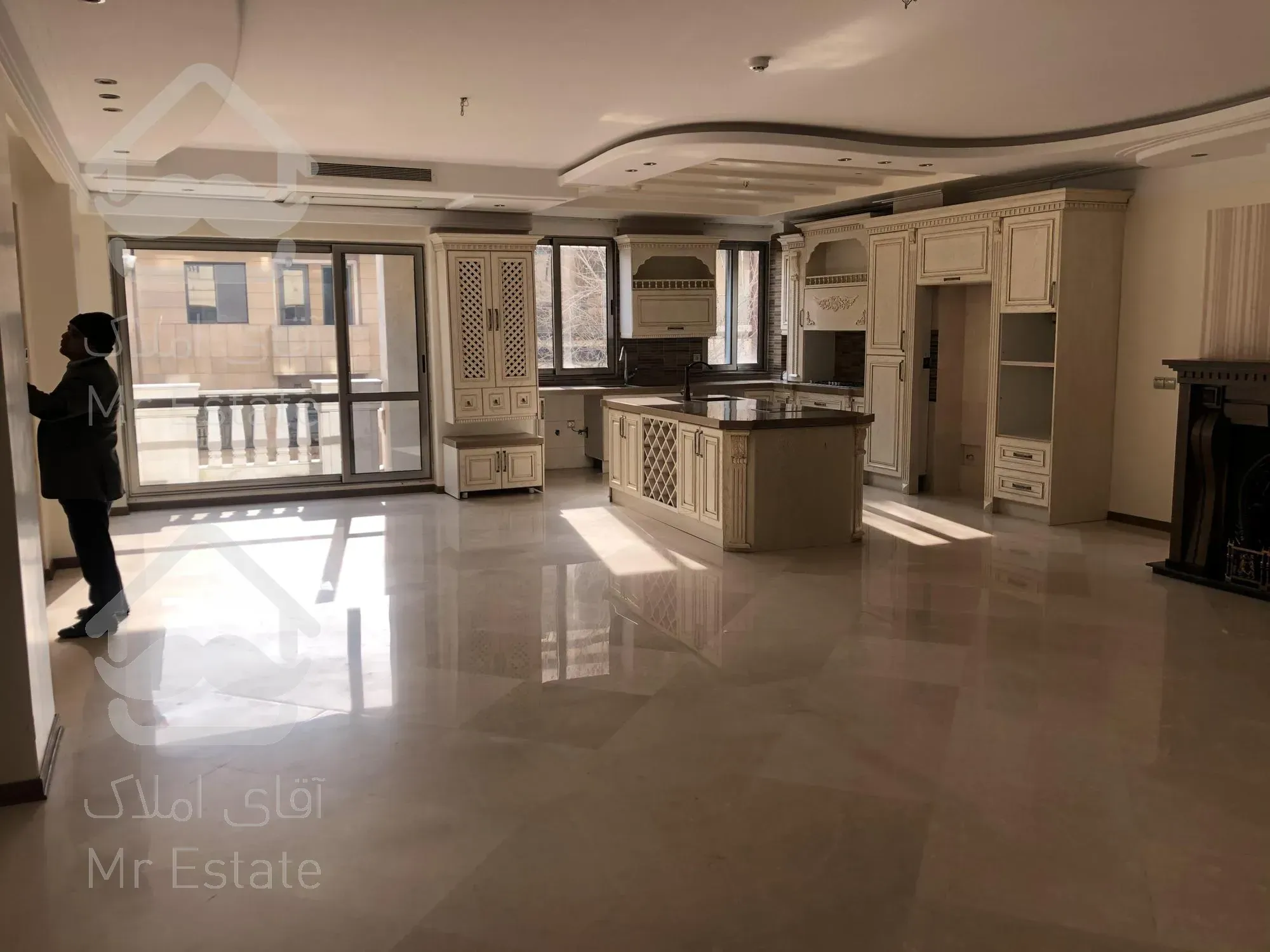 رهن و اجاره آپارتمان ۲۳۰ متری ۳ خوابه اقدسیه