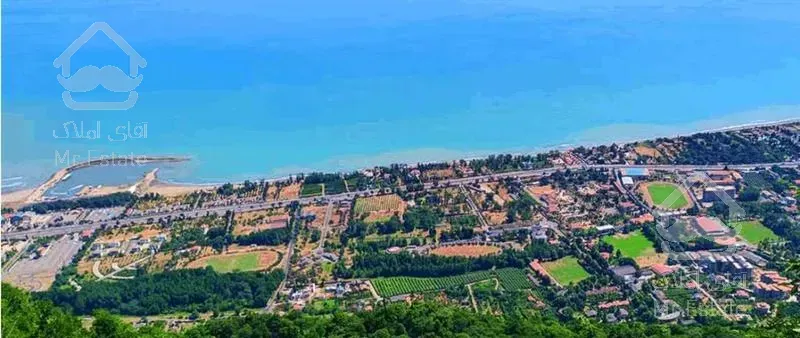 زمین ویو ابدی دریا و جنگل -1000 متر -رامسر -4 طبقه جواز