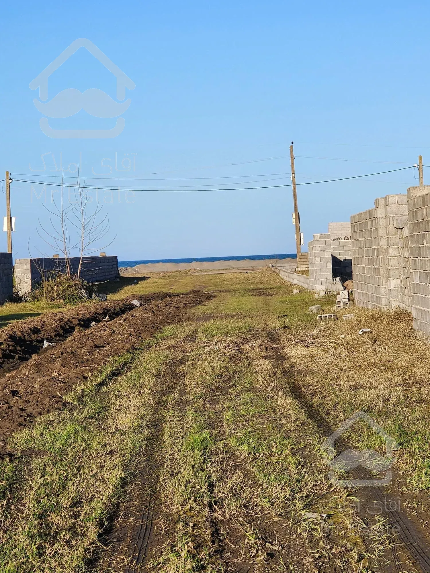 فروش زمین ساحلی ۳۳۰متری با ویو دریا لنگرود شهرچاف