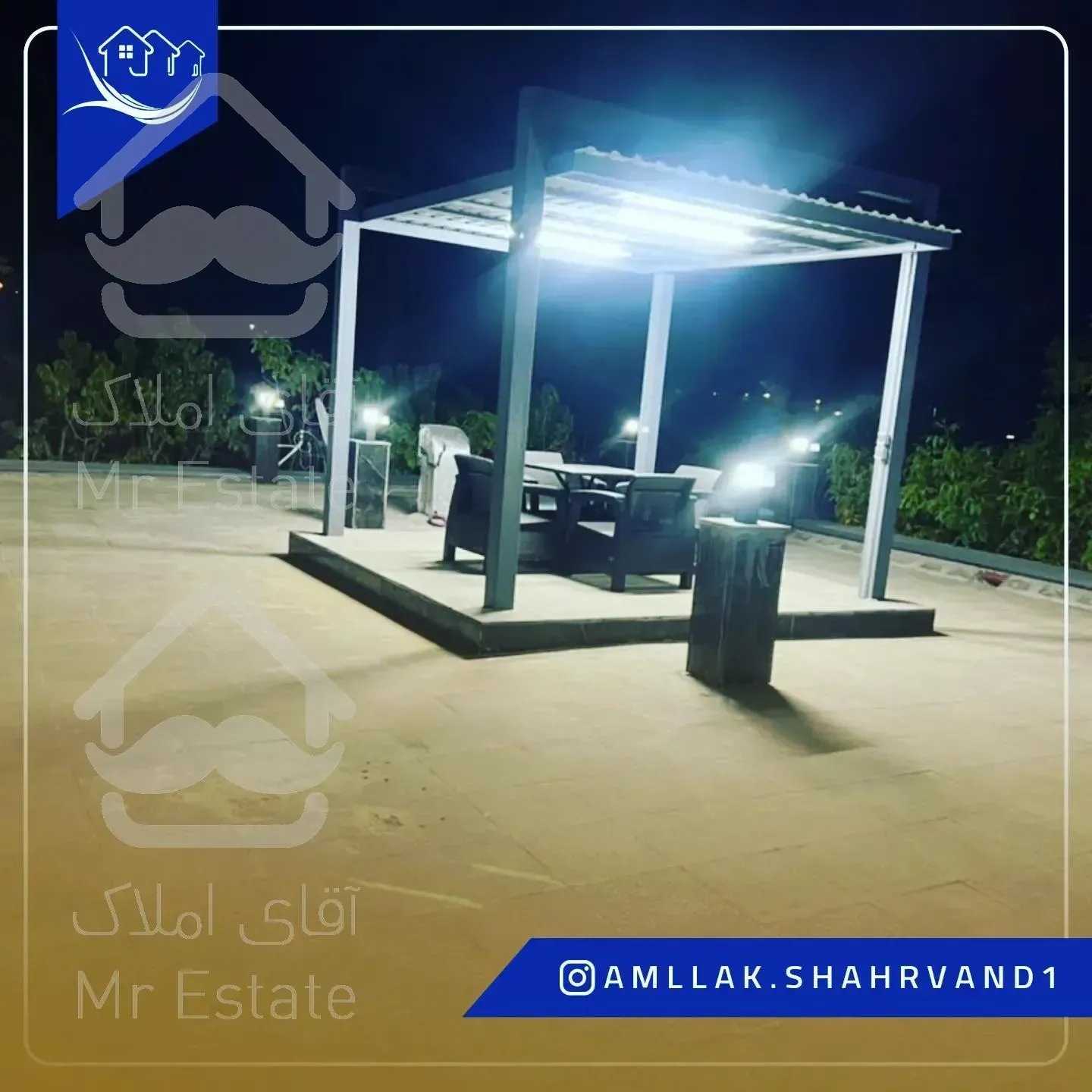 باغ ویلا فلت در روستا آیینه ورزان دماوند با انشعابات