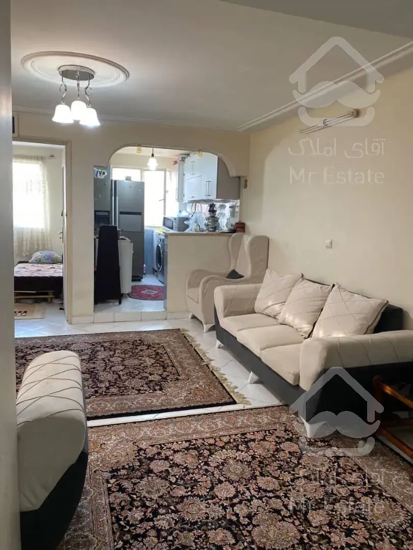 102متر دو خوابه سالن پرده خور