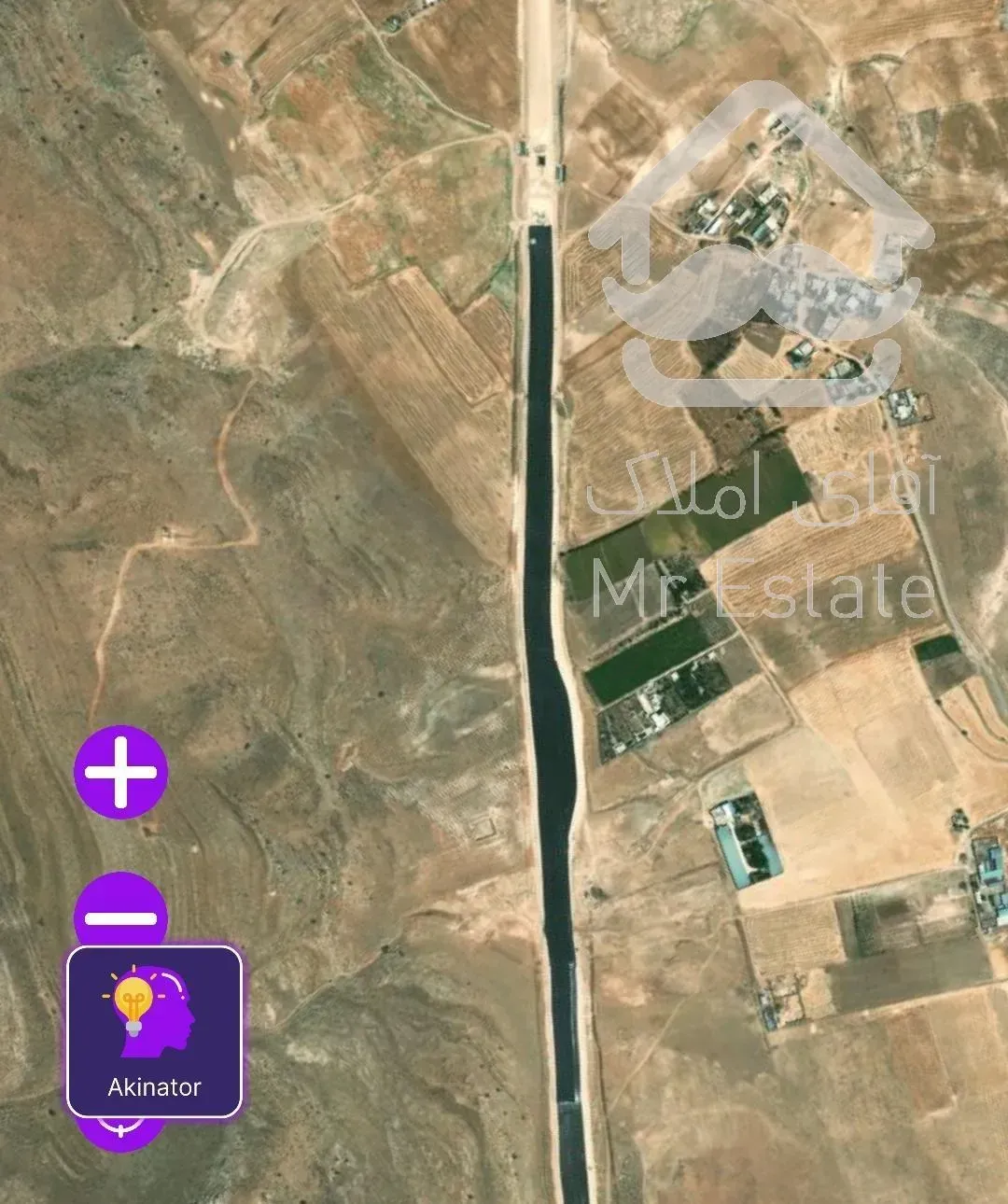 فروش زمین هکتاری بر روی آزادراه شیراز-اصفهان