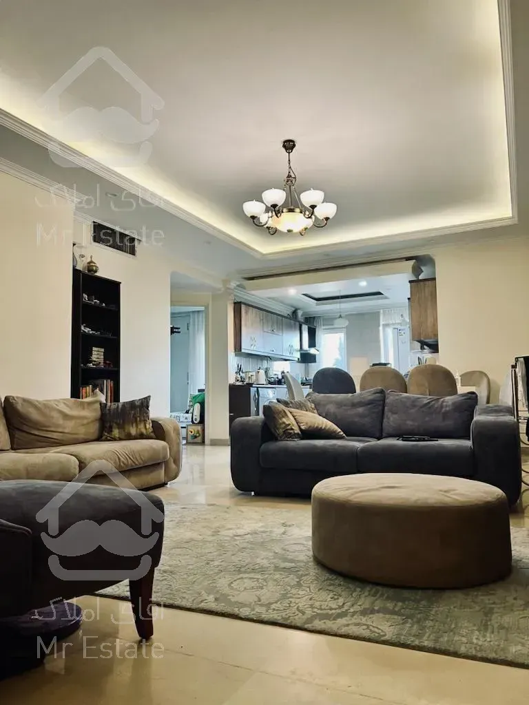 ۸۵ متر ۲ خواب فول امکانات  سالن پرده خور