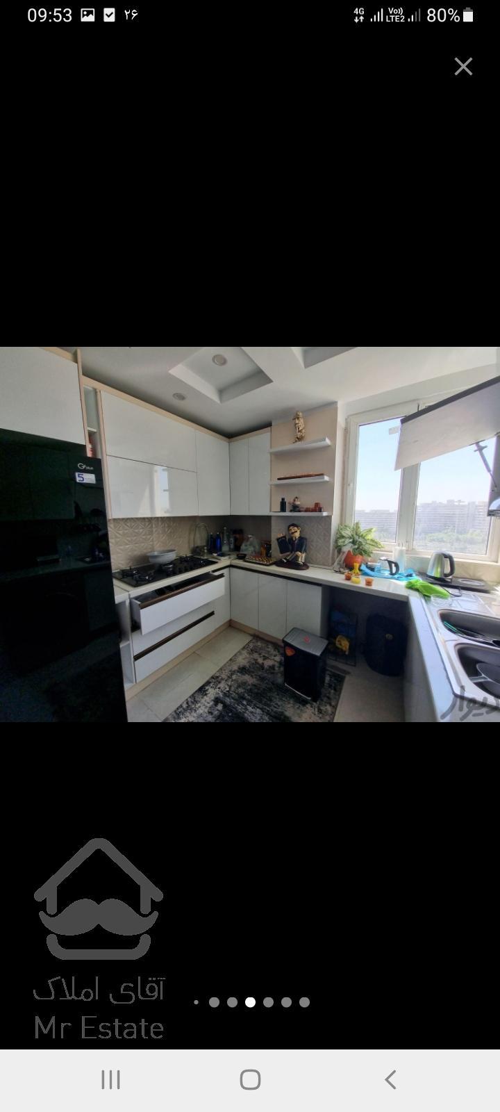 فروش آپارتمان ۷۴ متری در جنت آباد شمالی فول دو خواب سالن پرده خور