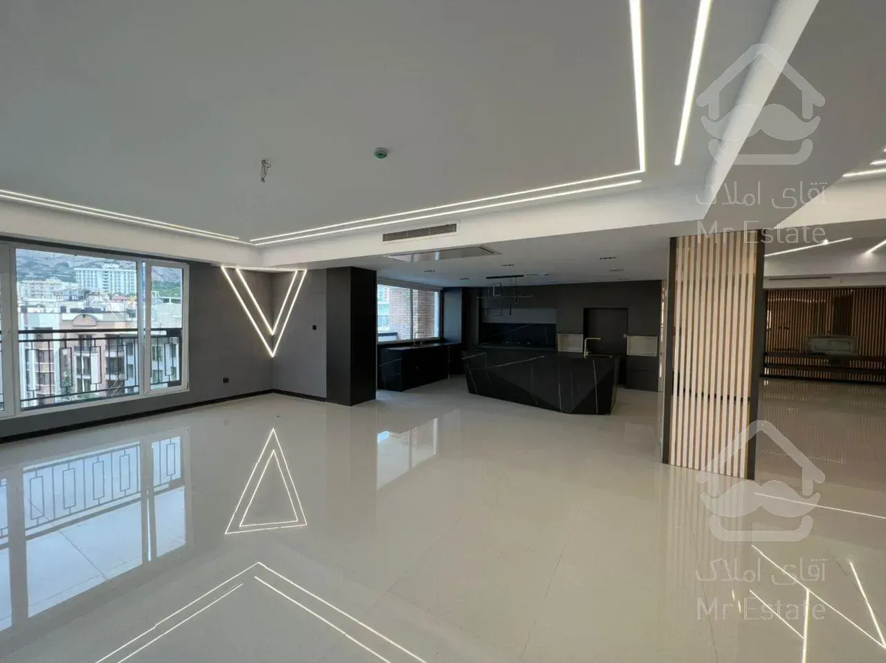 اجاره برج ۳۲۰متر تکواحدی طبقه آخر ویو سطح شهر فول مشاعات