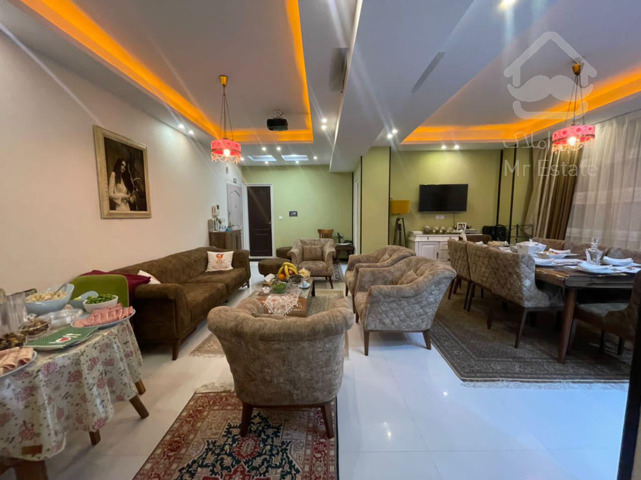 فروش آپارتمان ۸۲ متری  در جنت آباد مرکزی فول دو خواب سالن پرده خور