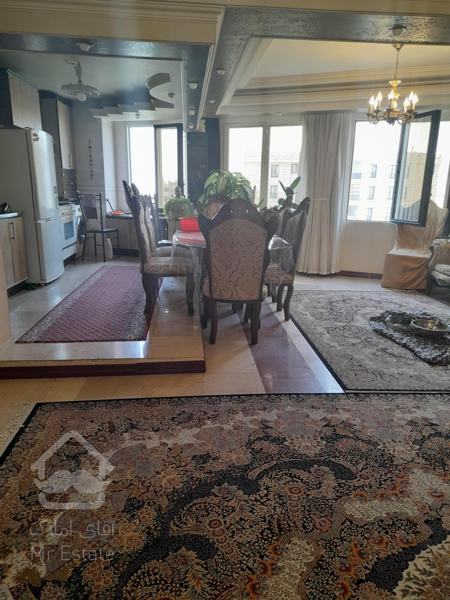 فروش آپارتمان۹۳ متری در جنت آباد شمالی فول دو خواب سالن پرده خور