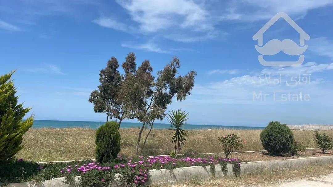 ۵۰۰ متر زمین ۲ بر شهرک (پلاک ۱ یک)دریا ساحل خصوصی