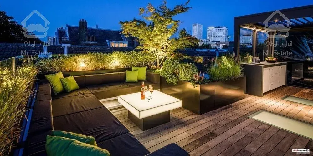 ۱۰۰ متر ۲ خواب / برج باغ فول هتلینگ/ معماری دوبلکس