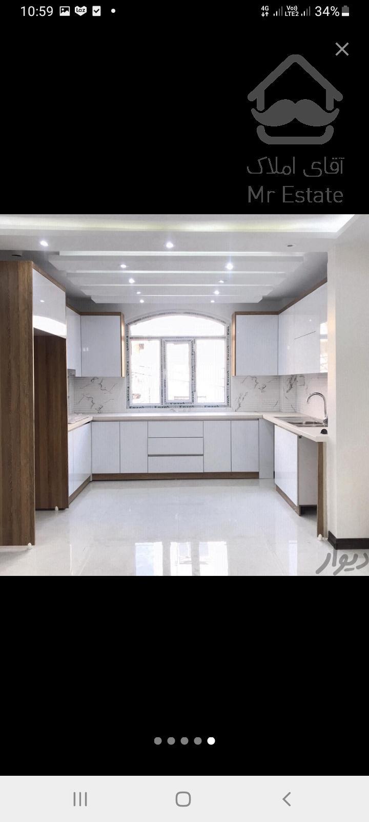 فروش آپارتمان ۱۰۰ متری در جنت آباد شمالی فول دو خواب سالن پرده خور