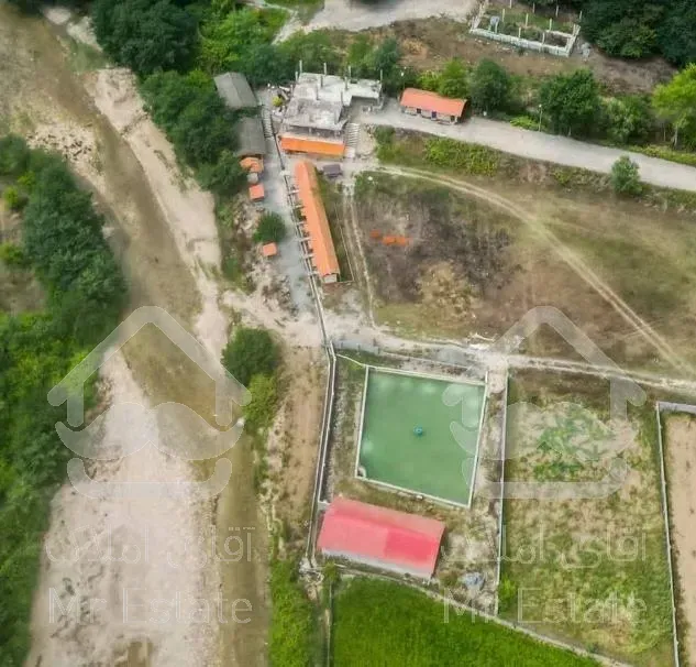 زمین منطقه توریستی بلیران آمل، ویو جنگل و رودخانه