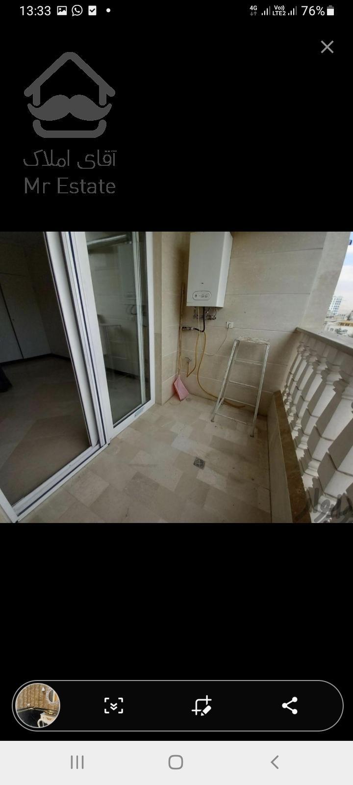 فروش آپارتمان ۸۲ متری در شهران جنوبی فول دو خواب سالن پرده خور