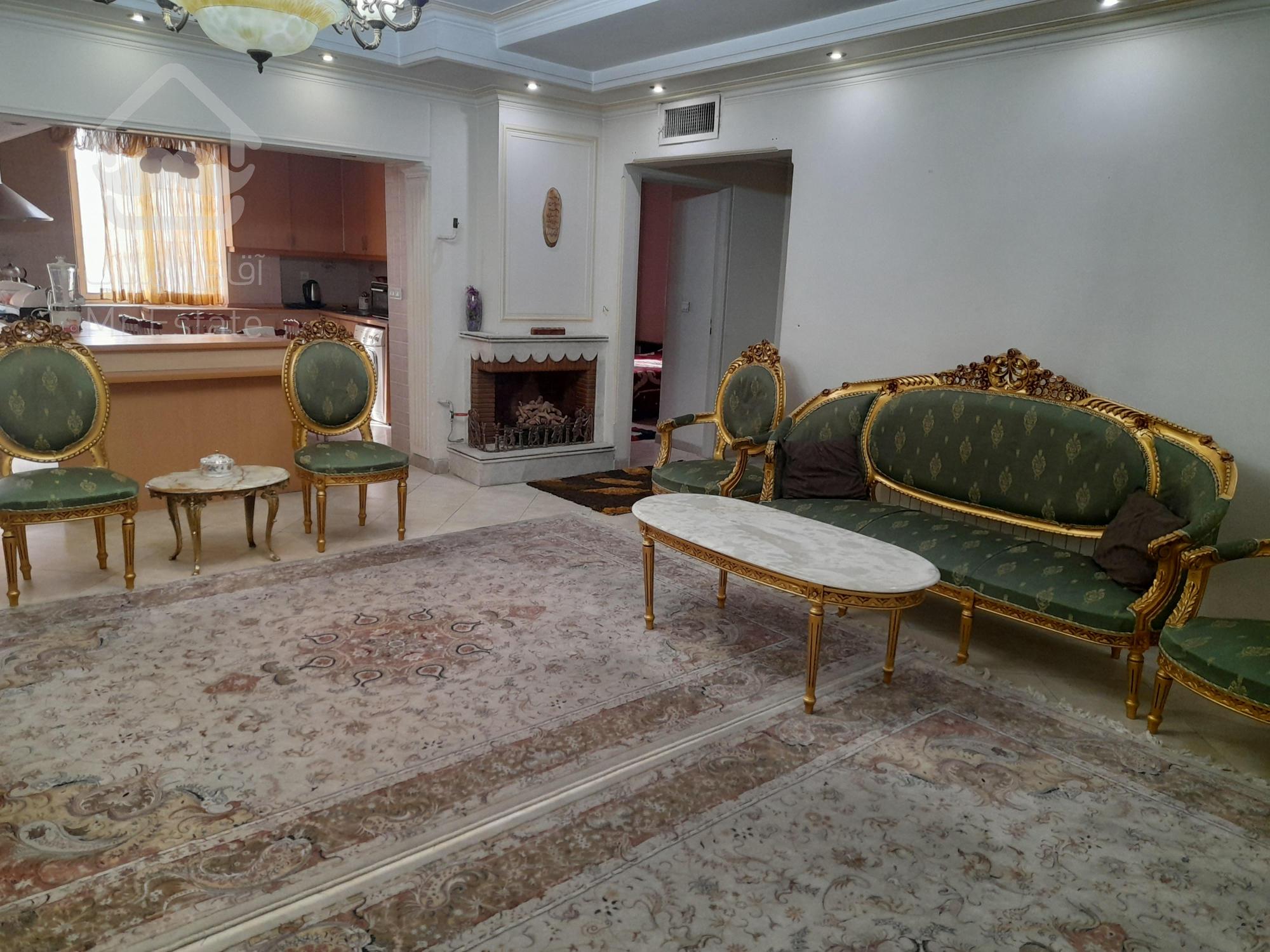 فروش آپارتمان ۱۰۰ متری در جنت آباد جنوبی فول دو خواب سالن پرده خور