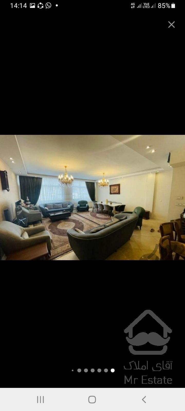 فروش آپارتمان ۹۰‌متری در شهران شمالی فول دو خواب سالن پرده خور