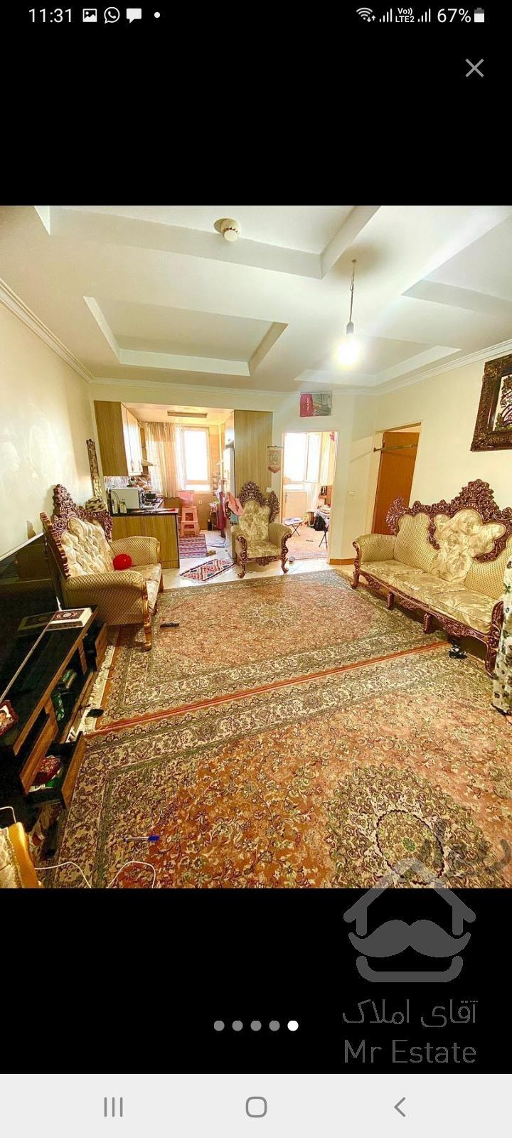 فروش آپارتمان ۹۰ متری در جنت آباد شمالی فول دو خواب سالن پرده خور