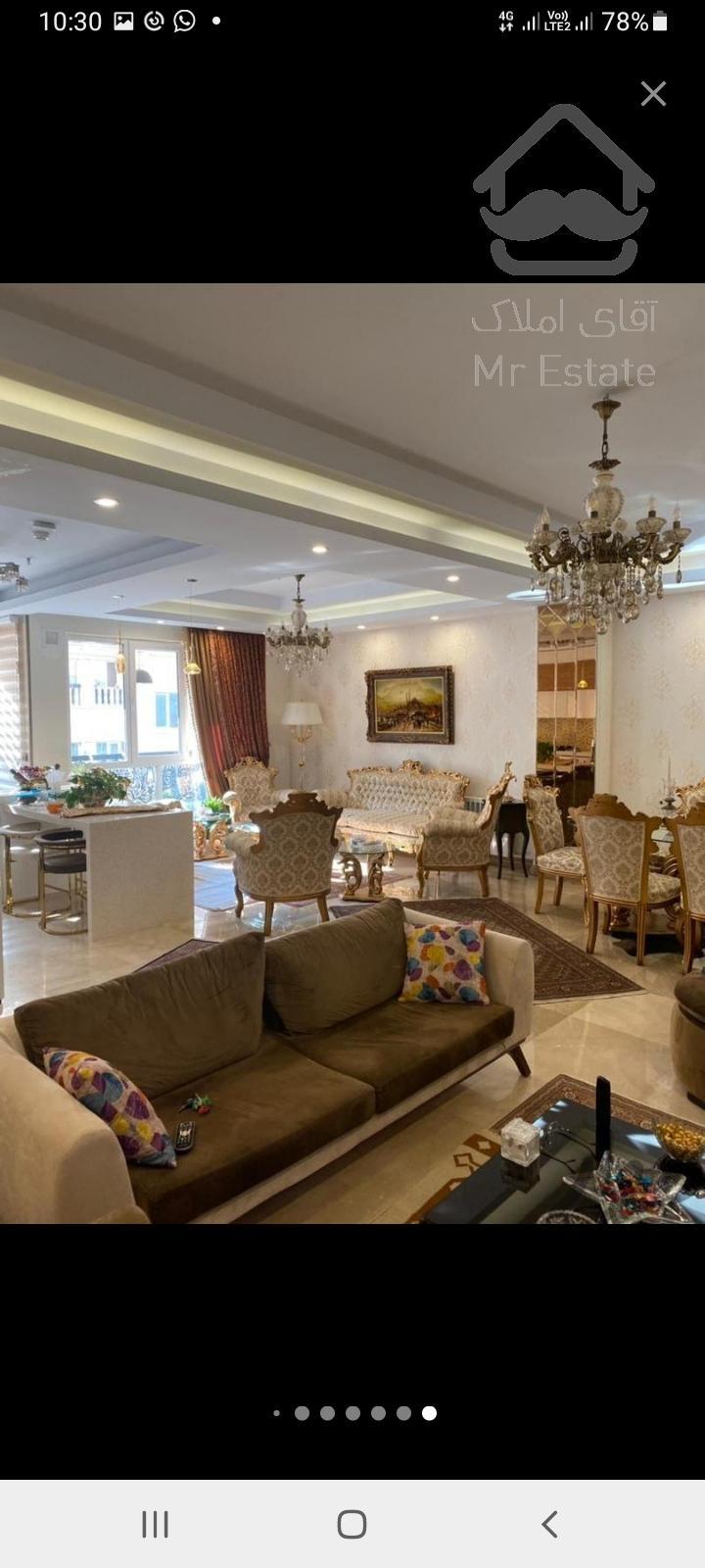 فروش آپارتمان ۹۲ متری در شهران جنوبی فول دو خواب سالن پرده خور