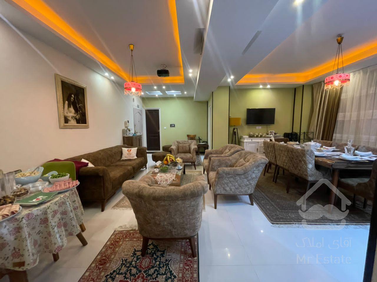 فروش آپارتمان ۸۵ متری در جنت آباد شمالی فول دو خواب سالن پرده خور