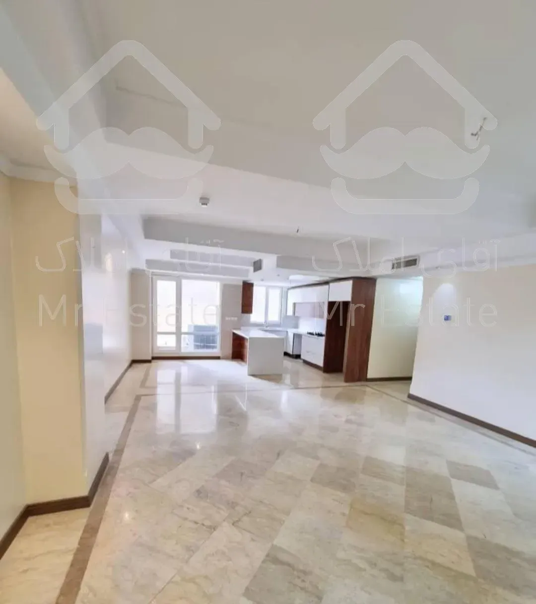 ۱۱۰ متر ۲ خواب /فول امکانات/سالن پرده خور /نورگیر /تراورتن