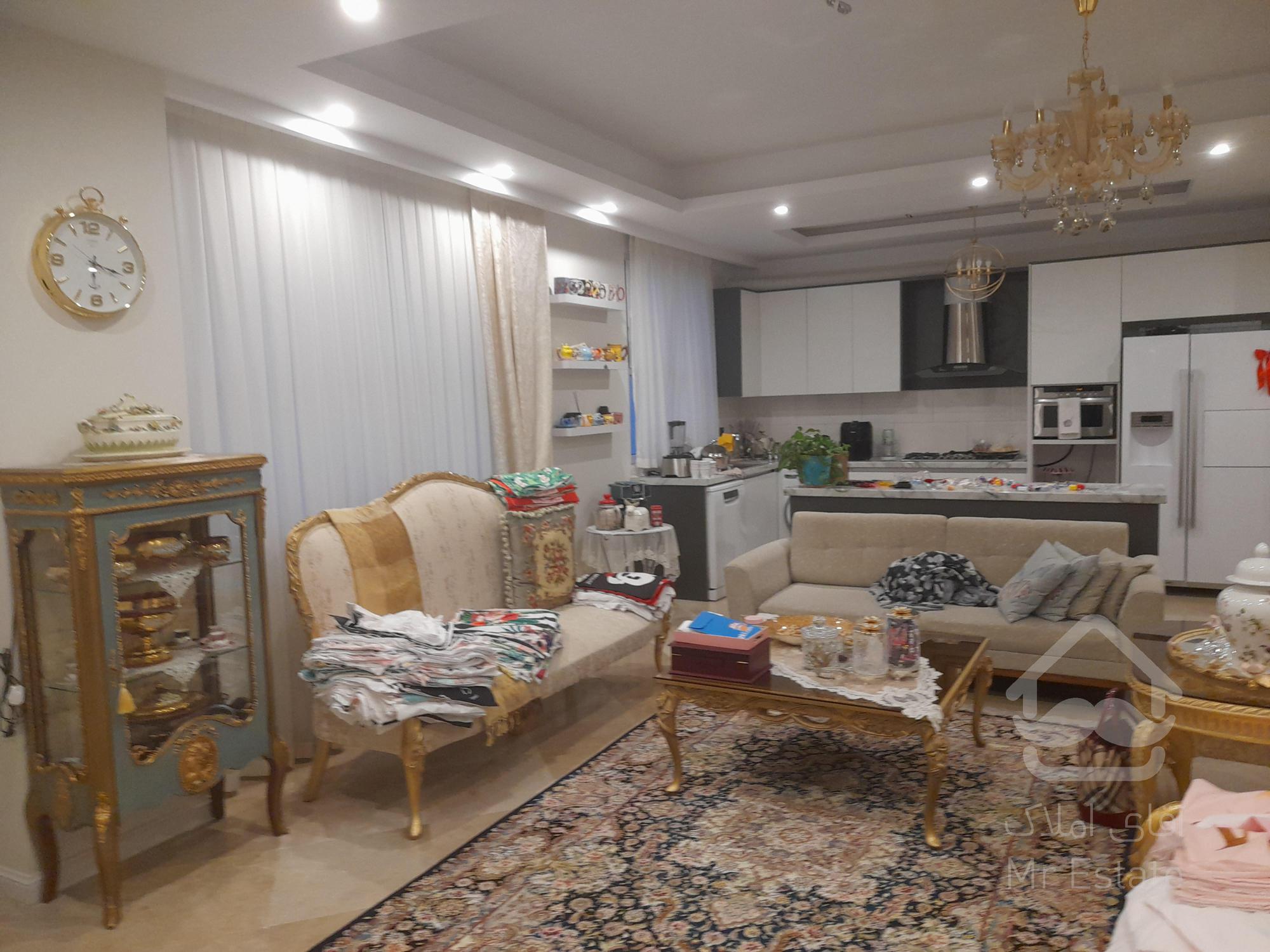 فروش آپارتمان ۸۱ متری در شهران جنوبی فول دو خواب سالن پرده خور