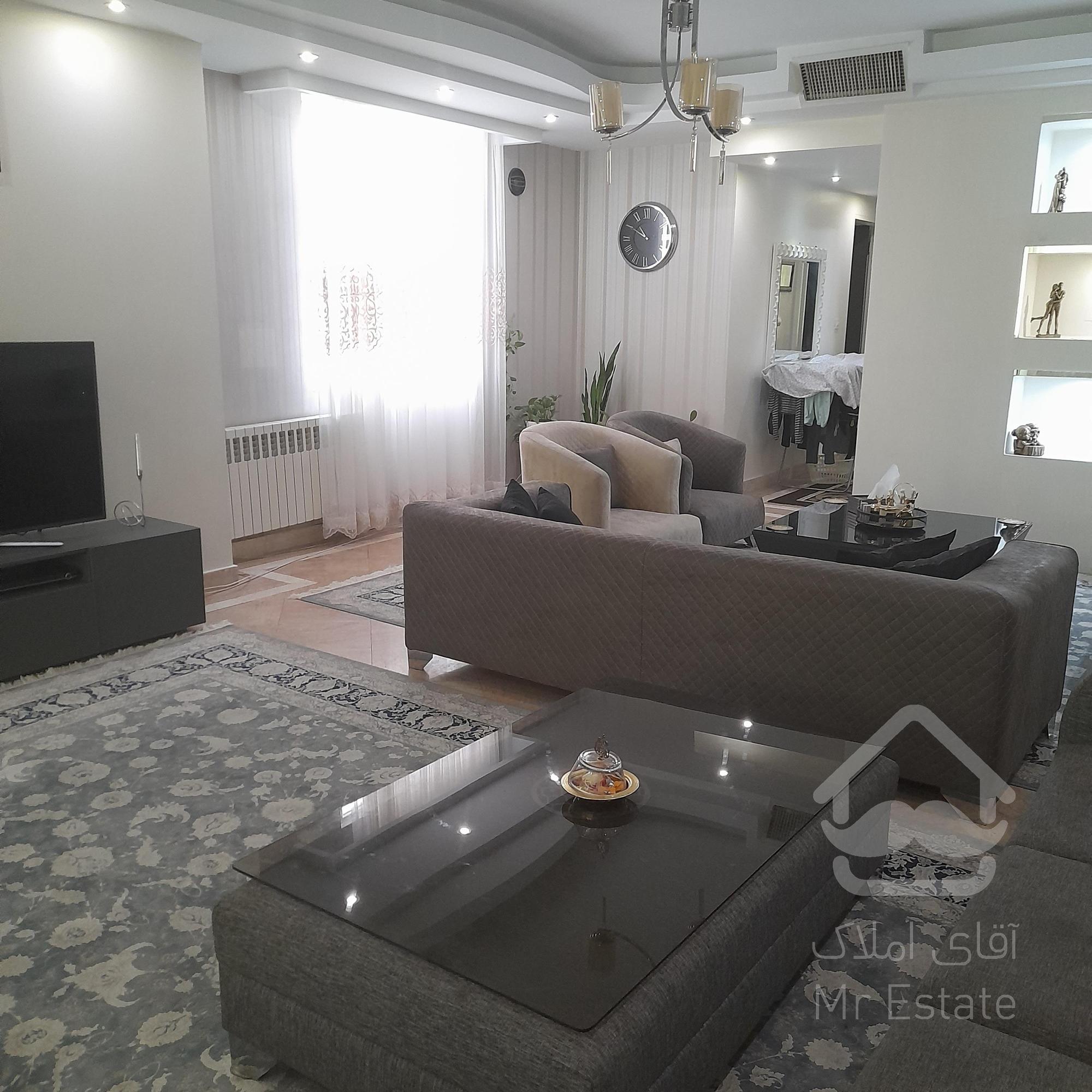 فروش آپارتمان ۹۰ متری در جنت آباد شمالی فول دو خواب سالن پرده خور