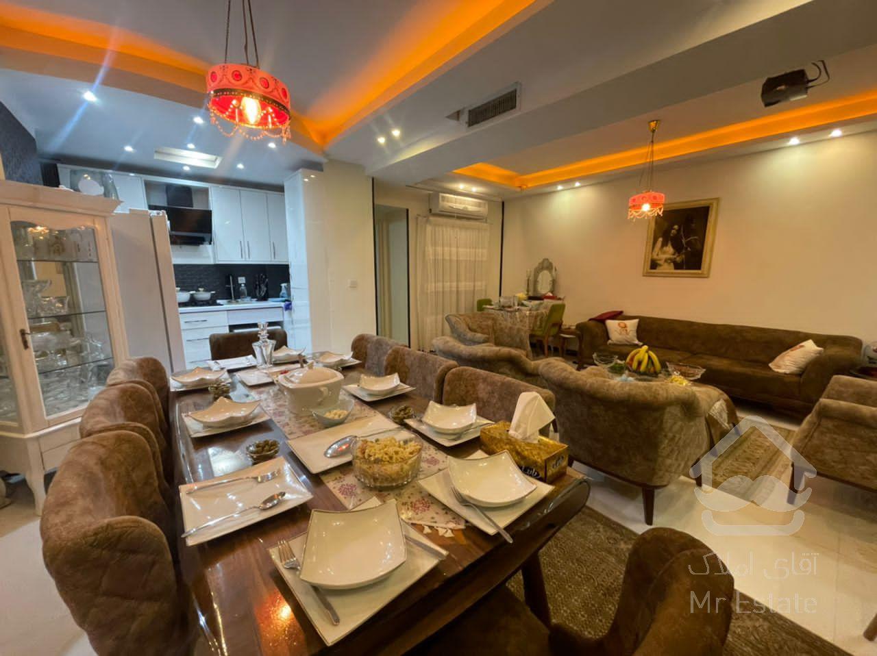 فروش آپارتمان ۹۰ متری در جنت آباد مرکزی فول دوخواب سالن پرده خور